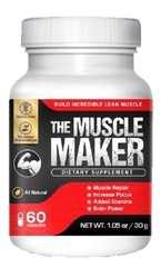 Muscle Maker Testosterone Boost L Arginine Creatine Bodybuild Gym Weight FOCUS