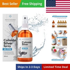 Colloidal Silver Liquid 3.4 fl oz Spray ● Bioactive Hydrosol Silver Water ● P…