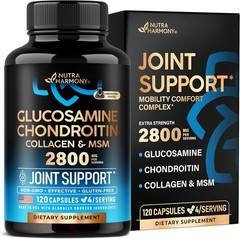 Glucosamine Chondroitin MSM Collagen | FSA HSA Eligible | Joint Support Suppleme