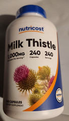 Milk Thistle 1000mg Equivalent 240 Vegetarian Caps Nutricost