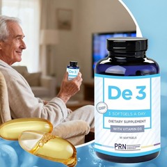 PRN De3 Dry Eye Omega Supplement, Nutritional Help for Dry Eyes 90 Softgels
