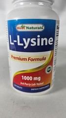 L-Lysine 1000 mg 180 Tablets Exp:10/2028
