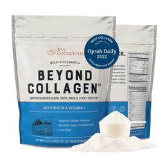 Live Conscious Beyond Collagen Multi Collagen Powder for Women w/Types I, II, II