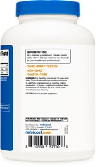 Nutricost Calcium Citrate (1,260mg) With Vitamin D (25mcg) 240 Tablets – 60 Serv