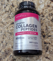 Neocell Grassfed Collagen Peptides + Vitamin C Biotin 360 caplets exp: 01/2029