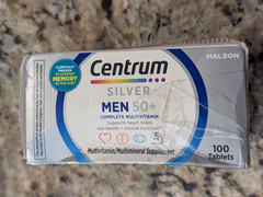Centrum Silver Men 50+ Multivitamin Multimineral Supplement 100 tablets exp:1/28