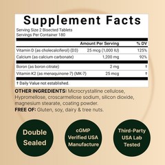 Calcium 1,200 mg Per Serving with Vitamin 360 Count (Pack of 1)