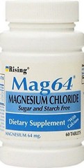 Rising Mag 64 Slow Magnesium Chloride w/ Calcium 60 Tabs ^