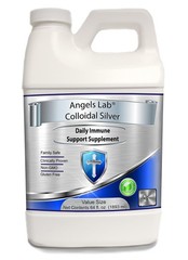 Angels Lab Colloidal Silver Immune Support 10 PPM Nano Liquid 64 fl oz