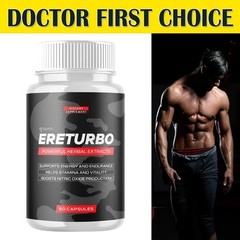 Ereturbo Male Performance & Energy Supplement Extra Strong Formula 60ct NEW
