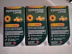 (Lot of 3) optase eyetamins quantity 60 x 3 = 180 soft gels exp. 05/31/2028