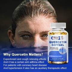 Quercetin 1000MG with Bromelain & Zinc – Natural Immune Support Supplement