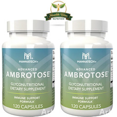 Mannatech Advanced Ambrotose Capsules 240 Count | Dietary Supplement