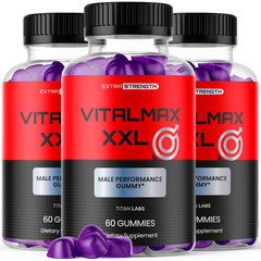 (3 Pack) Vital Max XXL Gums Advanced Male Support Formula VitalmaxXXL 180 Gummys