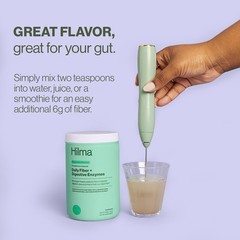 Hilma Daily Fiber and Digestive Enzymes, Fiber Supplement Powder with Prebiot…