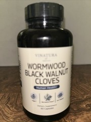 VINATURA Wormwood Black Walnut Clove Capsules – Cleanse, Detox, Intestinal G…