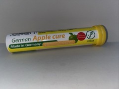 T&D German Apple Cure Effervescent Tablets 20 Count Apple Flavor Exp 5/28