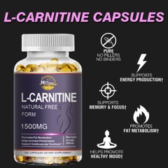 ACETYL L-CARNITINE 240Capsules Nervous System Health Antioxidant Support 1500mg