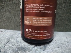 Ancient Nutrition Male Performance Grass-Fed Liver Prostate Pancreas 180 Capsule