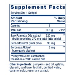 Life Extension PalmettoGuard Saw Palmetto, 30 Count (Pack of 1), Dark Amber