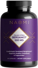 NAOMI Italian Citrus Bergamot 500mg BergAmore Cholesterol Triglyceride Support