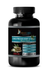 hemp oil capsules – ORGANIC HEMP SEED OIL 1400mg – hemp seed oil softgels -1 Bot