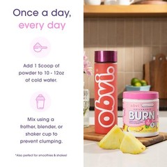 Obvi Collagenic Burn Powder | Multi-Collagen Peptide Blend with GBB Ashwagand…