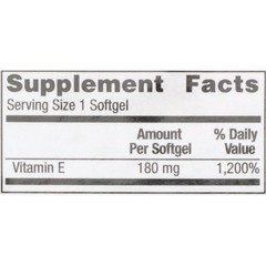 Geri-Care Vitamin E Softgel 400 IU 752-01-GCP 12 Bottles 100 per Bottle
