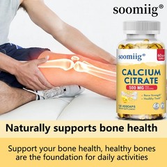 Calcium Citrate Increase Bone Density Bone Strength Healthy Teeth 30/60/120 Caps