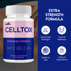 (3 Pack) CellTox Capsules, Cell Tox Gut and Digestive Support (180 Capsules)