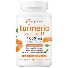 Pure Turmeric Curcumin Supplement 1,000mg – 95% Curcuminoids with Black Peppe…