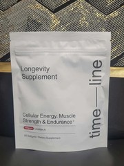 Time-Line Longevity Supplement Mitopure Urolithin A 60 Softgels 07/27