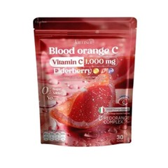 Jamsai Blood Orange C Vitamin C 1000mg Elderberry Powder Drink Skin Nourish 1pk