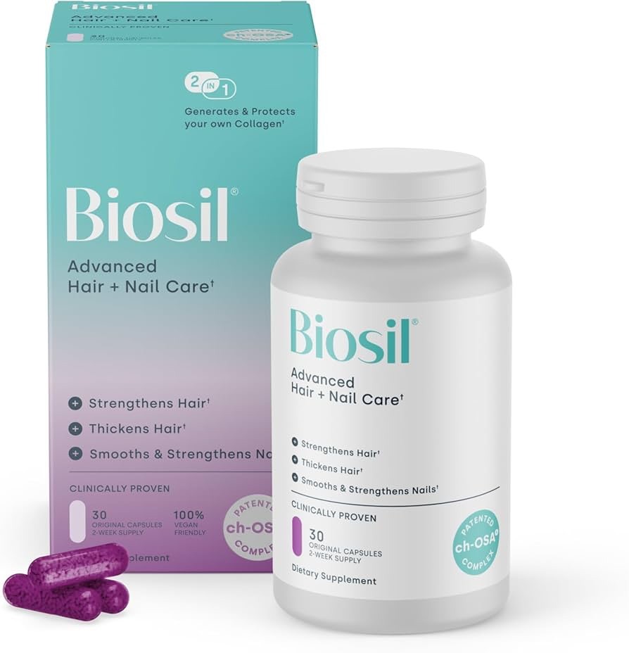 BIOSIL Advanced Hair Nail Growth Supplement 30ct EXP 10/27 FREE SHIPPING