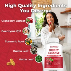 Kidney Cleanse – Kidney Support, Detox & Repair, Urinary Tract Health & Bladder
