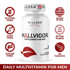 HALLPROST ULTRA 180 ct + Free HALLVIGOR 60 ct | Prostate Health Complex, 240 ct