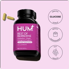 HUM Best of Berberine Supplement 1200mg – Advanced Bioavailability Pure Poten…
