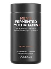Men’s Fermented Multivitamin, 120 Vegetable Capsules Exp 09/28