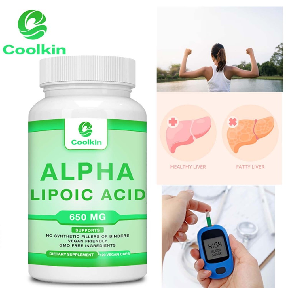 Alpha Lipoic Acid 650mg – Sugar Metabolism & Balance,Skin,Cardiovascular Health