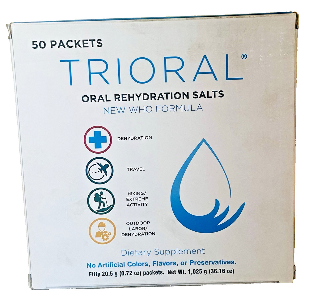 TRIORAL Oral Re-hydration Salts – 50 packs DIETAREY SUPPLEMENT