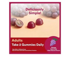 Delicious Grape Probiotic & Prebiotic Gummies – 6 Billion CFU Digestive Health!