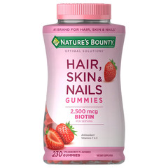 Nature’s Bounty Hair Skin & Nails Gummies With Biotin 230 Count