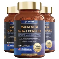 Totaria Magnesium 12 in 1 Complex 700mg – designed for Sleep, Stress Relief Supp
