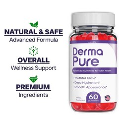 (3 Pack) Derma Pure Skin Gummy, DermaPure Skin Formula Gummies