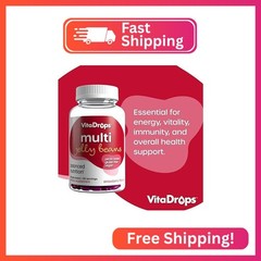 VitaDrops Multivitamin Jelly Beans, Women & Men, Source of Vitamin A C D E B-3 B