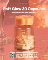 New Moon Soft Glow S-Acetyl Glutathione Rosehip Collagen Vitamins Zinc 30 Caps