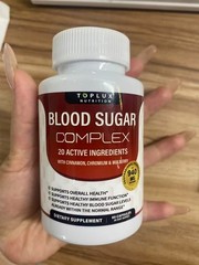 Toplux Blood Bitter ComplexCinnamon Chromium Sugar Melon 20 Active Ingredients