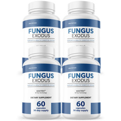 Fungus Exodus – Digestive System Dietary Supplement 60 Capsules (4 Pack)