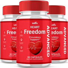 (3Pack) Heart Freedom Capsules Circulatory Health Support Blood Pressure (180ct)