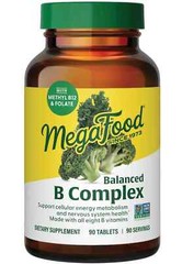 MEGA FOOD BALANCED B COMPLEX. 90 TABLETS. NEW LABEL. EXP 1/2028
